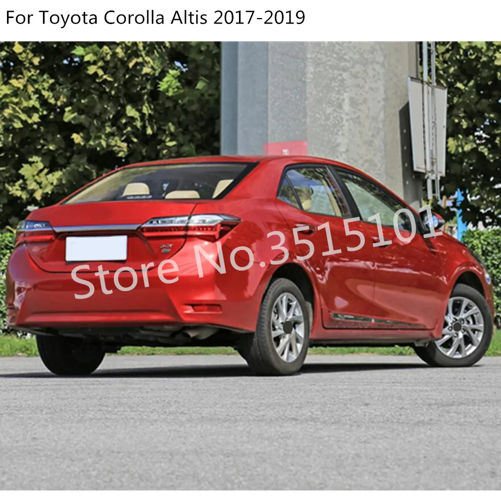 Автомобильная Передняя головка Боковой бампер Защита углов рамка Стайлинг из нержавеющей стали 2 шт для Toyota Corolla Altis