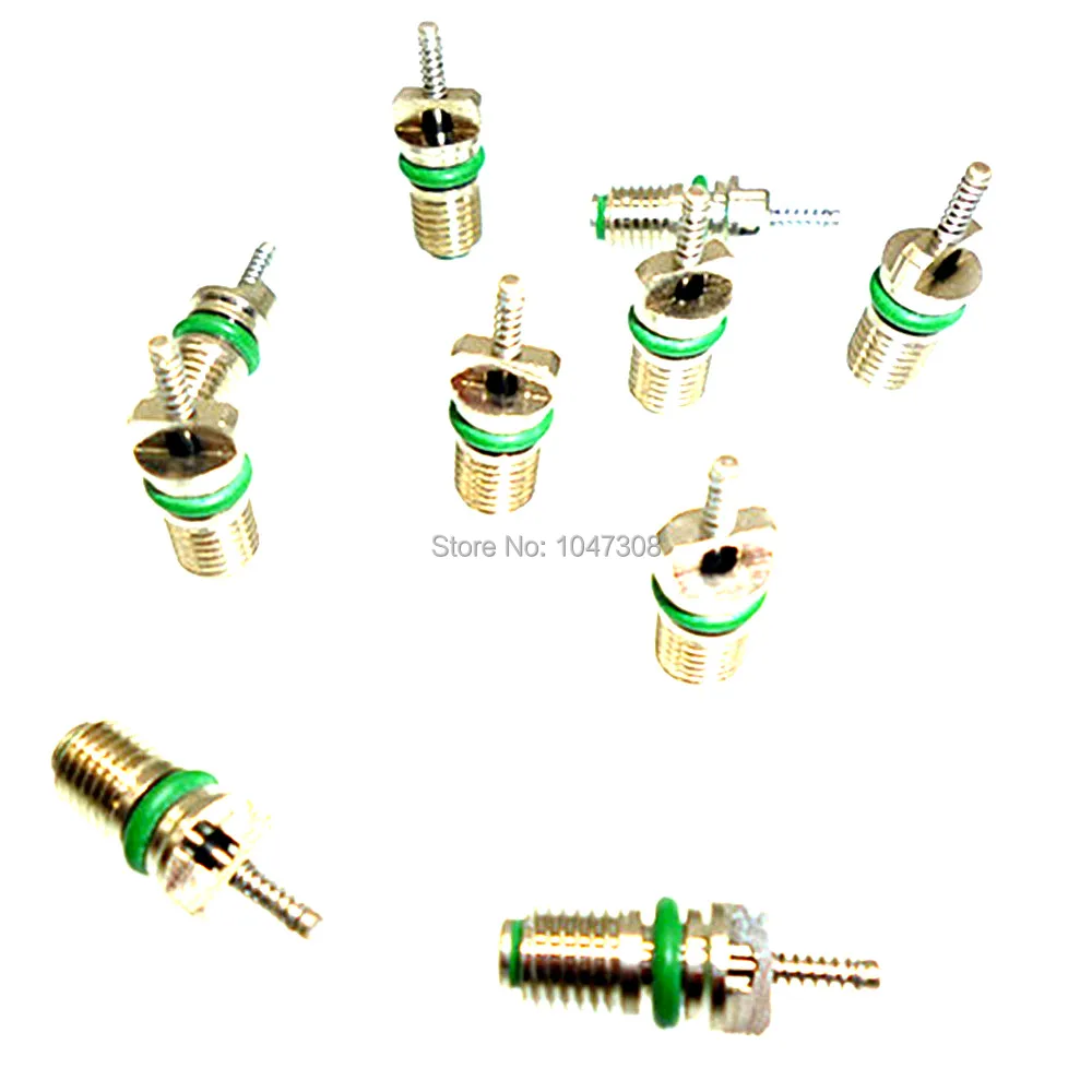 10pcs Air Conditioning R 134a A/C Valve Core Assortment R134a Valve