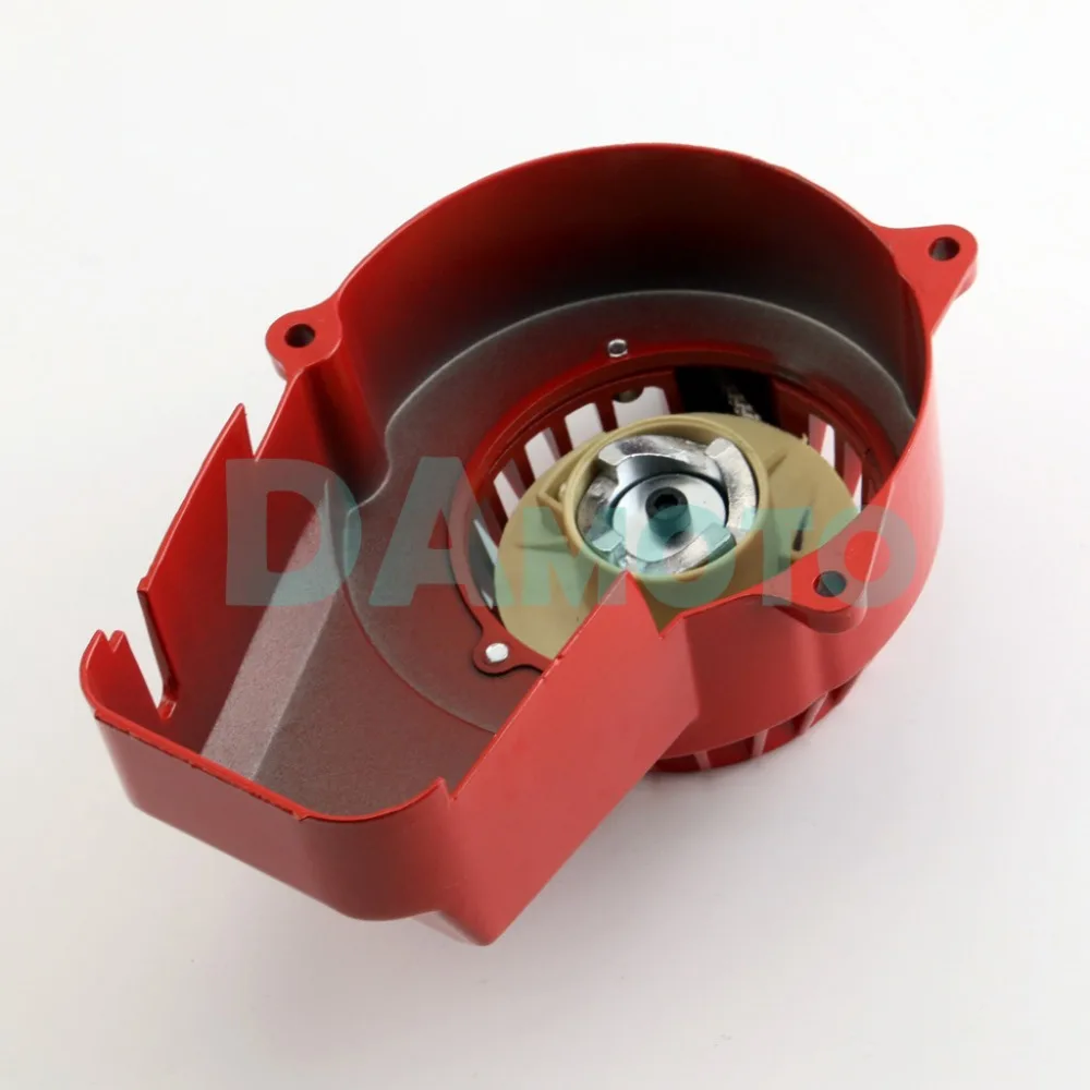 Mini Motorcycle Hand Pull Starter Aluminum Handle Plate Pulleraluminum pull starterpuller