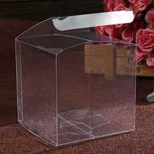 100 шт. Размер: 12*12*12 см прозрачный полностью из ПВХ коробка/пластиковый кубик подарочные коробки печенье ящики с изображениям чехол wen5096