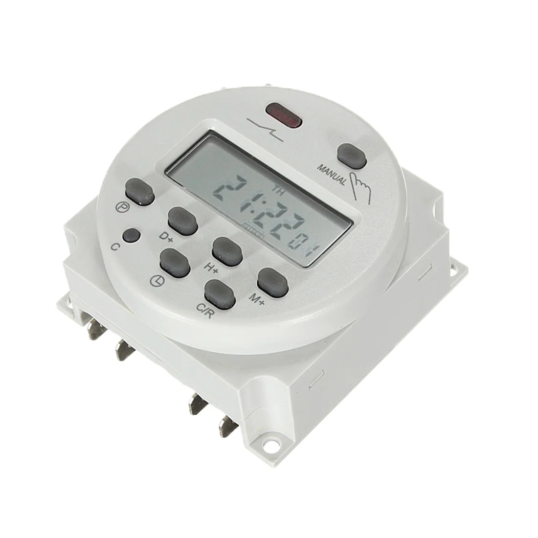 Цифровой Круглый таймер с ЖК дисплеем 220 В перем. Тока 16 А|lcd timer switch|switches programmabletimer