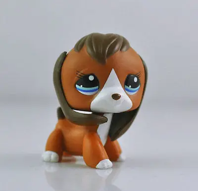 

Pet Beagle Puppy Dog Child Girl Boy Figure Toy Loose Cute LP971
