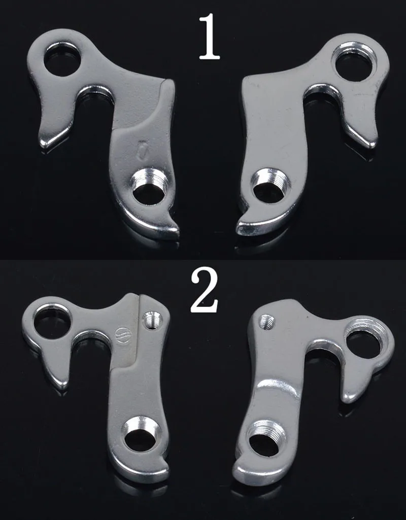 1 قطع tailhooks ل mtb الطريق دراجة دراجة سباق الدراجات الجبلية سبائك derailleur الخلفي شماعات الشماعات إطار العتاد الميكانيكية derailleur