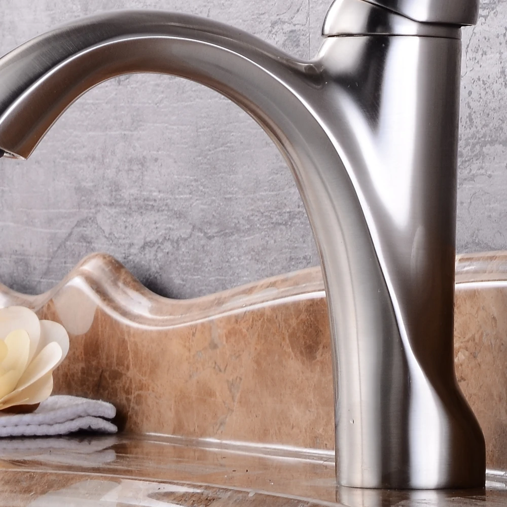 Best Bathroom Basin Sink Faucet Single Handle Kitchen Tap hot and cold water Basin Faucet Kitchen Faucet Torneiras Mci5
