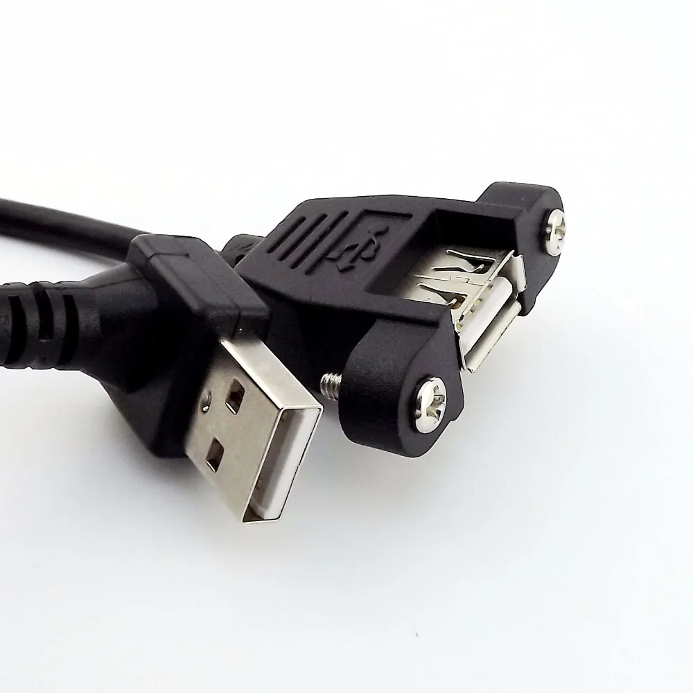 1 шт. черный USB 2.0 Женский Панель крепление USB мужчина до угловой разъем кабель-удлинитель 25 см