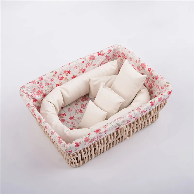 

Jane Z Ann Newborn baby photography props pad basket Styling Pillow 4pcs set Studio shooting accessories