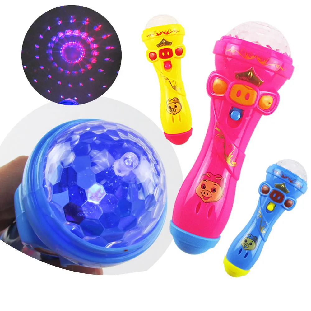 

Cute Microphone Creative Mini Gifts Flashing ABS