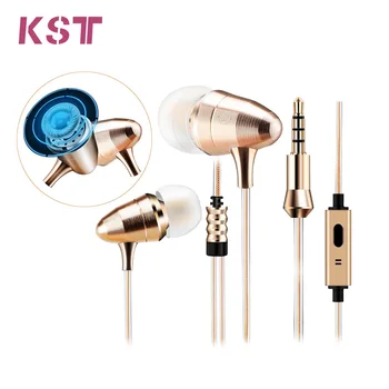 

Gold Bullet HIFI Earphones Super Metal Monitor Earphones In-Ear Headset With Without Microphone For Phone Xiaomi