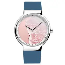 Модный подарок для женщин кварцевые часы водостойкие спортивные студенческие часы женские розовые пляжные дизайн наручные часы WC029