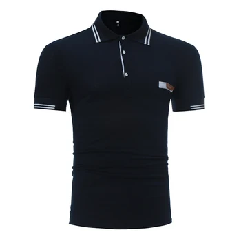 

Men 2018 Spring Summer New Lapel Fashion Summer shirt short sleeve Men Brand Clothing Slim Fit Cotton