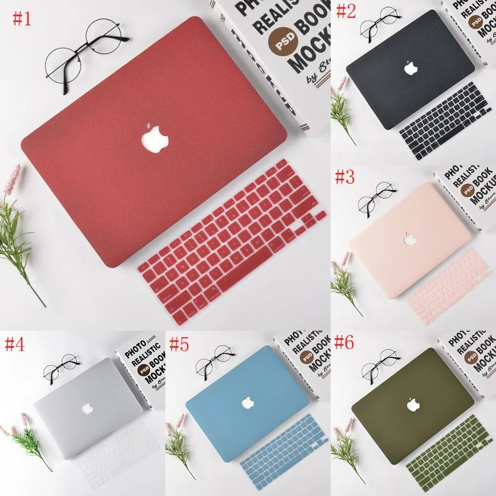 

New Solid Anti Fall For MacBook Case Laptop Notebook Cover Sleeve For MacBook Air Pro Retina 11 12 13 15 13.3 15.4 Inch Torba