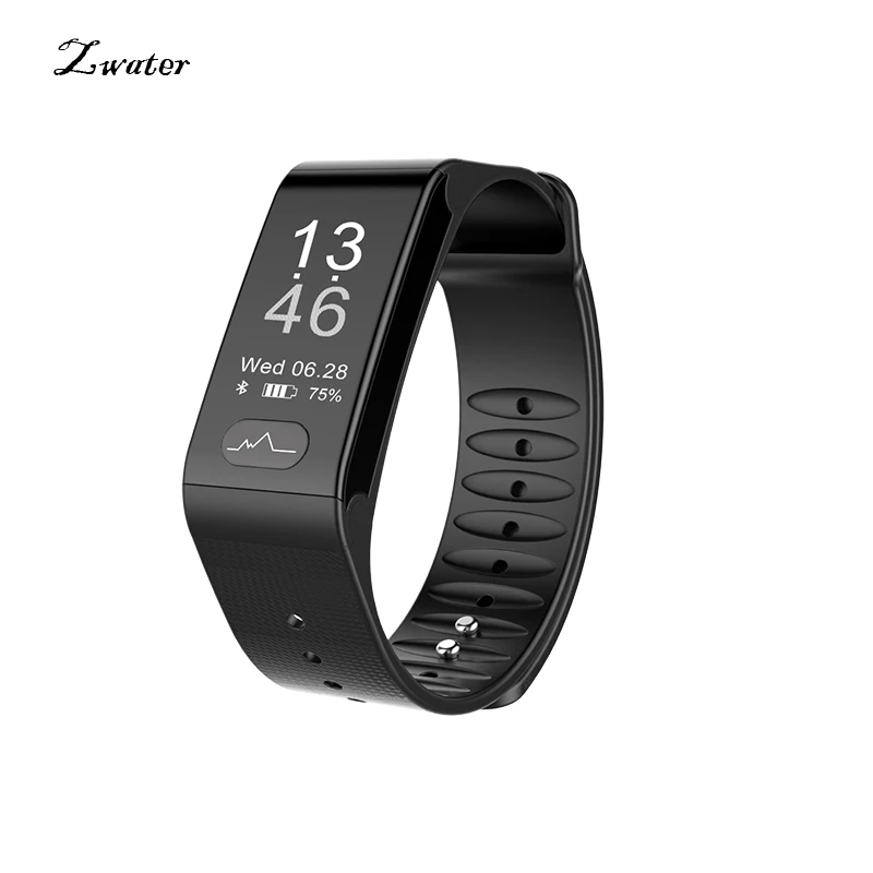

T6 Smart Band ECG PPG Blood Pressure Monitor Heart Rate Tracker Fitness Bracelet Wristband Android IOS Smart watch HR