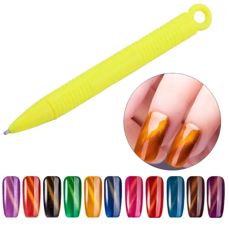 

1pcs Nail Art Tool Magnet Pen for DIY Magic 3D Magnetic Cats Eyes Polish Manicure Gel 3D Tips Painting Dotting Magnetic