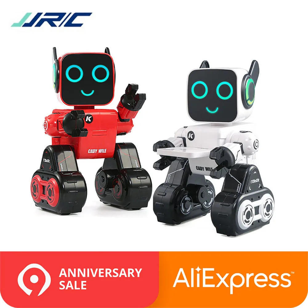 Hot Products! JJRC R4 Robot Toy CADY WILE Intelligent Sense Inductive Remote Control Robot Advisor Coin Bank Gift for Kids Educational Toys