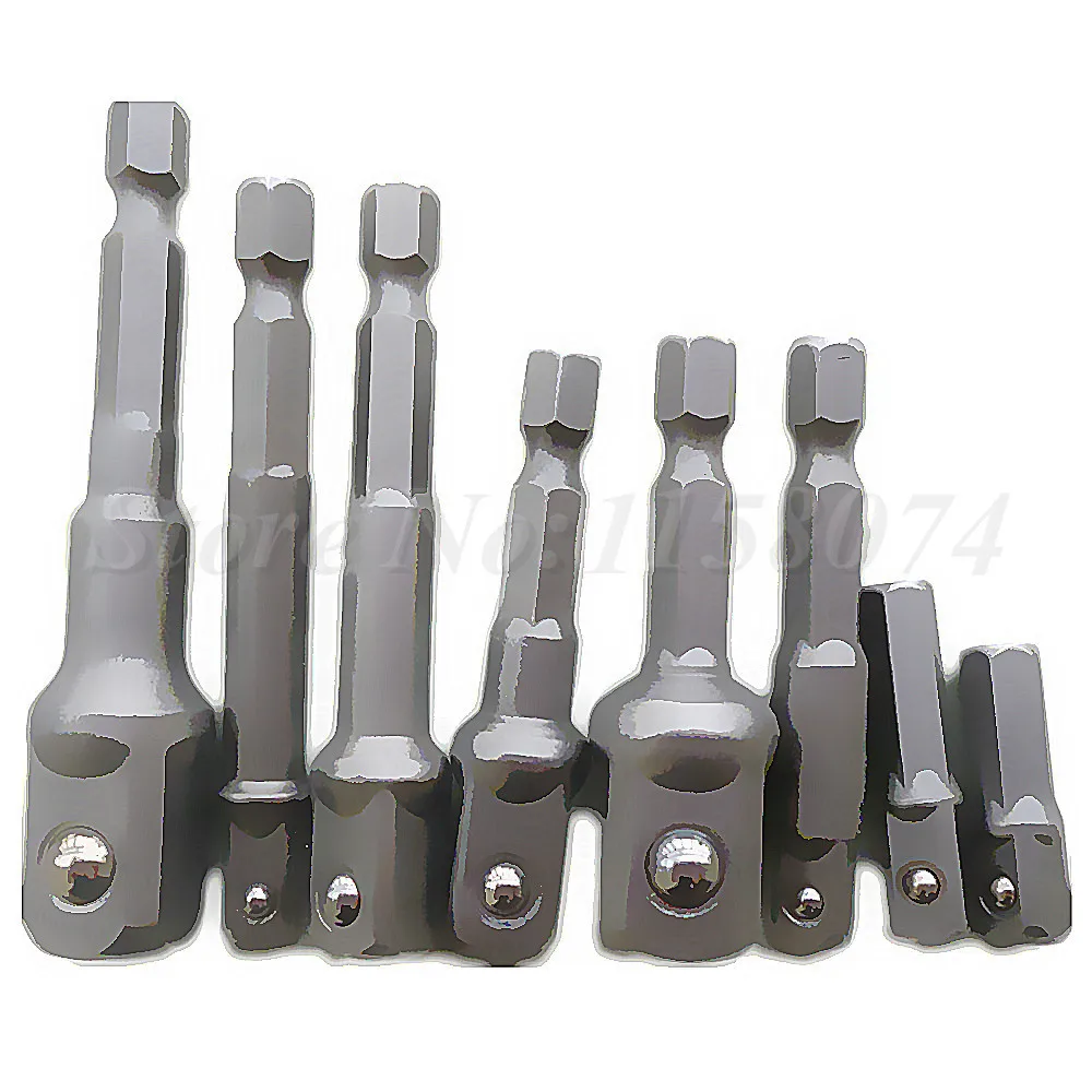 Socket Bit Adapter Hex Drill Nut Driver Power 