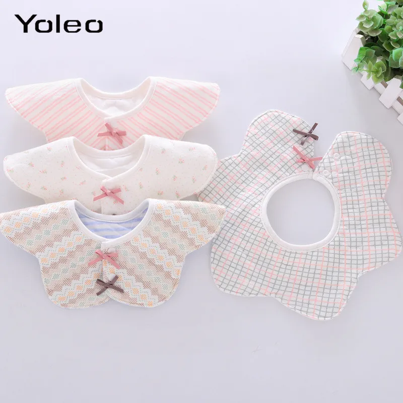 

Baby Bibs Cotton Flower Waterproof Burp Cloth Bibs Saliva Towel Baby Babador Feeding Infant Burp Cloths Bandana Bibs