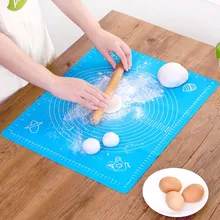 50*40 антипригарный силиконовый коврик для раскатывания теста доски для разминания теста коврик с размерами высокотемпературные стойкие Инструменты для выпечки