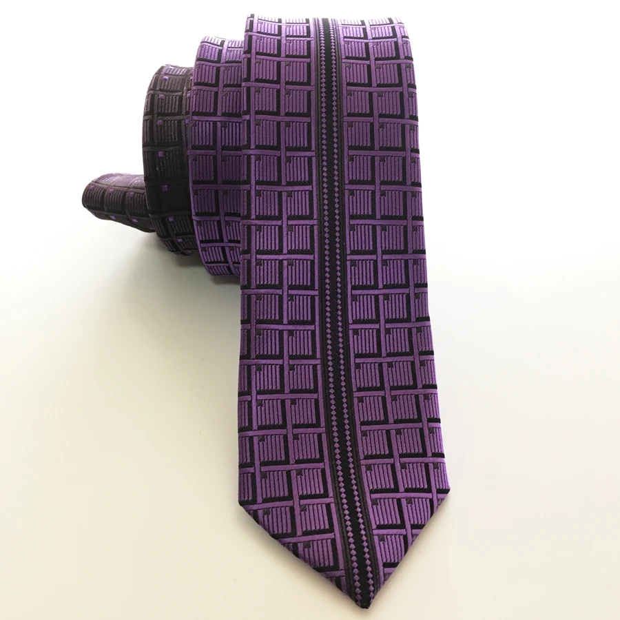 Дизайнерские Узкие галстуки черного цвета, новинка Gravata, высокое качество, тканые галстуки для джентльменов