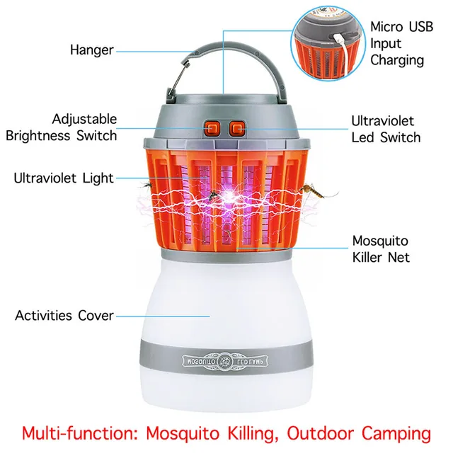 2-IN-1 Bug Zapper & Camping Lantern 2