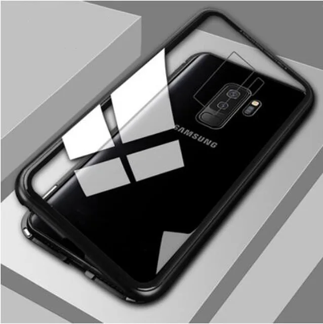 Nova 4E чехол s для huawei P30 Pro чехол с магнитной адсорбцией для телефона P30 металлический флип-чехол для huawei P30 Lite Coque - Цвет: Черный
