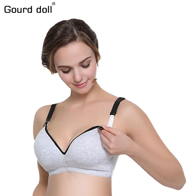 Pregnant Breastfeeding Cotton Maternity Nursing Bras Set Pregnancy Women  Underwear Breast Feeding Bra soutien gorge allaitement - AliExpress