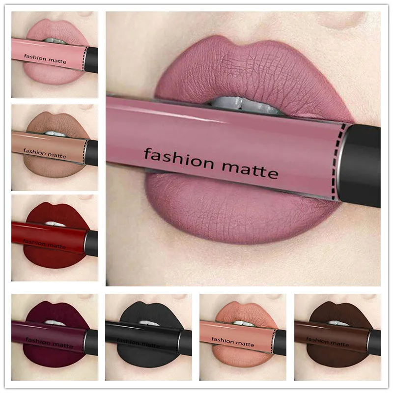 NEW Matte Lipstick colorful matte liquid lipstick moisturizer makeup Lip...