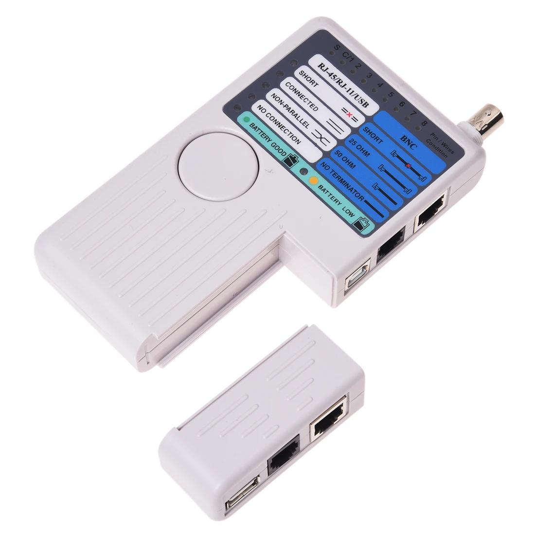 USB Ручной провод RJ45 BNC RJ11 1394 Ethernet сетевой LAN Кабельный тестер | Компьютеры и офис