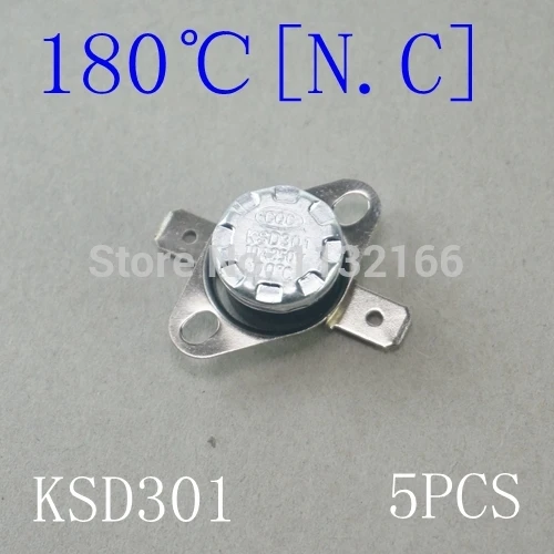 3PCS KSD301 NC 60 Celsius Button Temperature Switch Senser Thermostat Controllor 