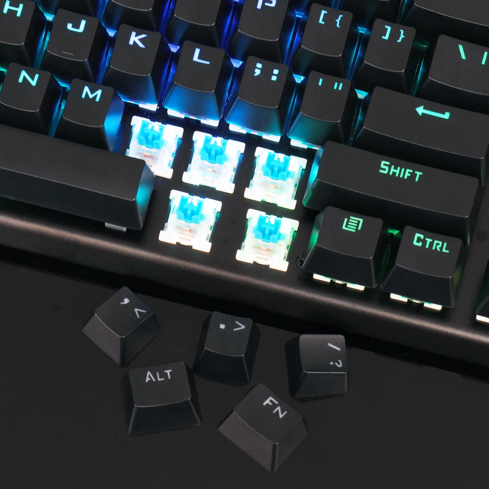 Redragon K580 VATA Mechanical Gaming Keyboard RGB LED Backlit 104 Keys Anti-Ghosting Macro Keys Blue Switches for DOTA 2 Gamers