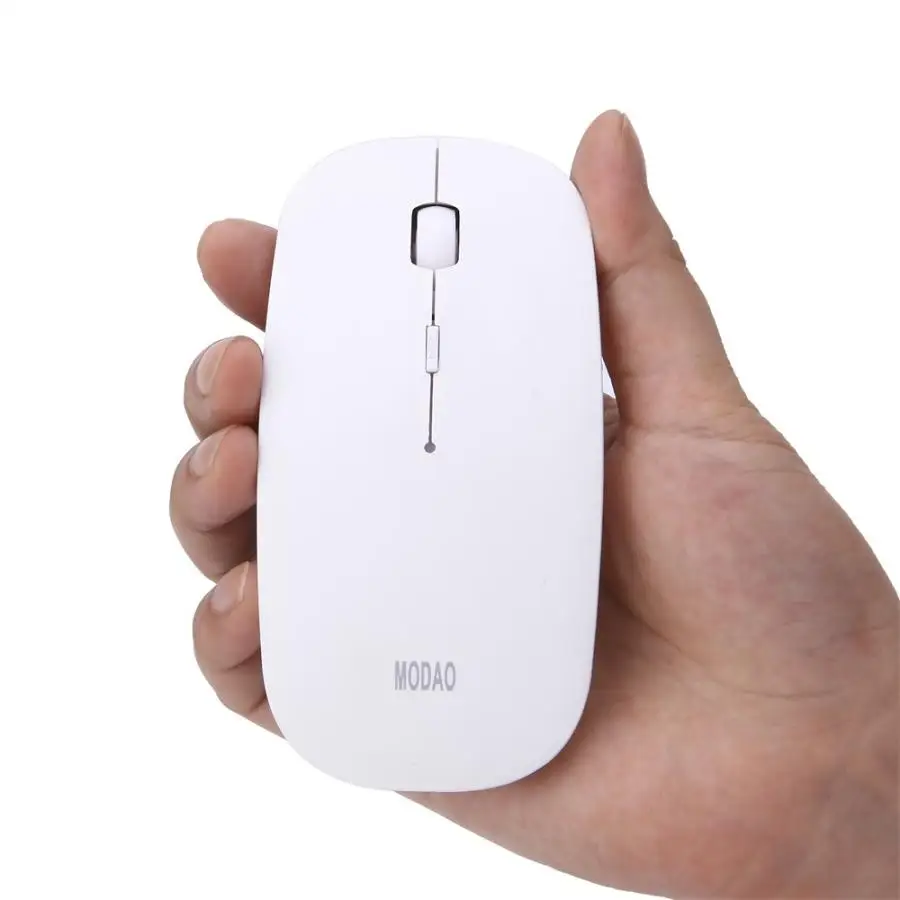 Беспроводная мышь Супер тонкая перезаряжаемая Bluetooth 3,0 Беспроводная мышь для ПК и ноутбука и Android планшет игровая мышь # ZS