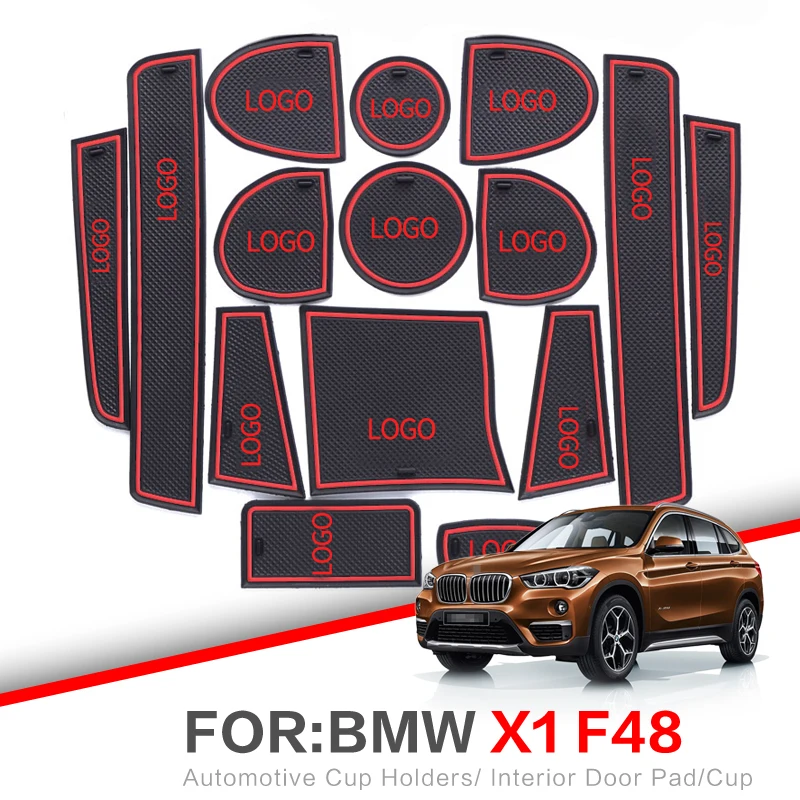 ZUNDUO накладки на ворота для BMW X1 F48 2011 - 2019 LHD двери салона автомобиля подстаканники