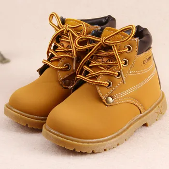 

Children's Shoes New Little Boy Shoes Casual Leather Children's Boots Kids Martin Boots