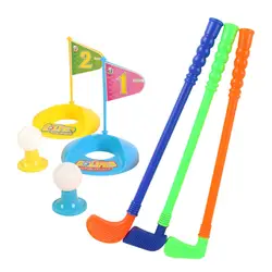 CRESTGOLF Набор детских клубов для гольфа, Сетчатая Сумка, интерактивная игра для родителей и детей, детская спортивная Фитнес-игрушка для
