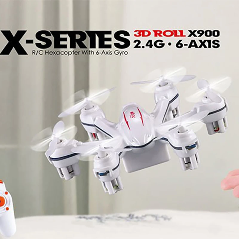 

MJX X900 3D Roll 6-Axis Gyro Gravity Control Mode Nano RC Hexacopter RTF 2.4GHz Mini X600 X800