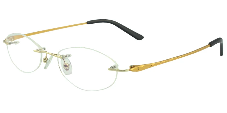 Женские очки дизайнерская оправа optiacl очки алюминиевые заушники легкие очки RX-able Jiong 8862
