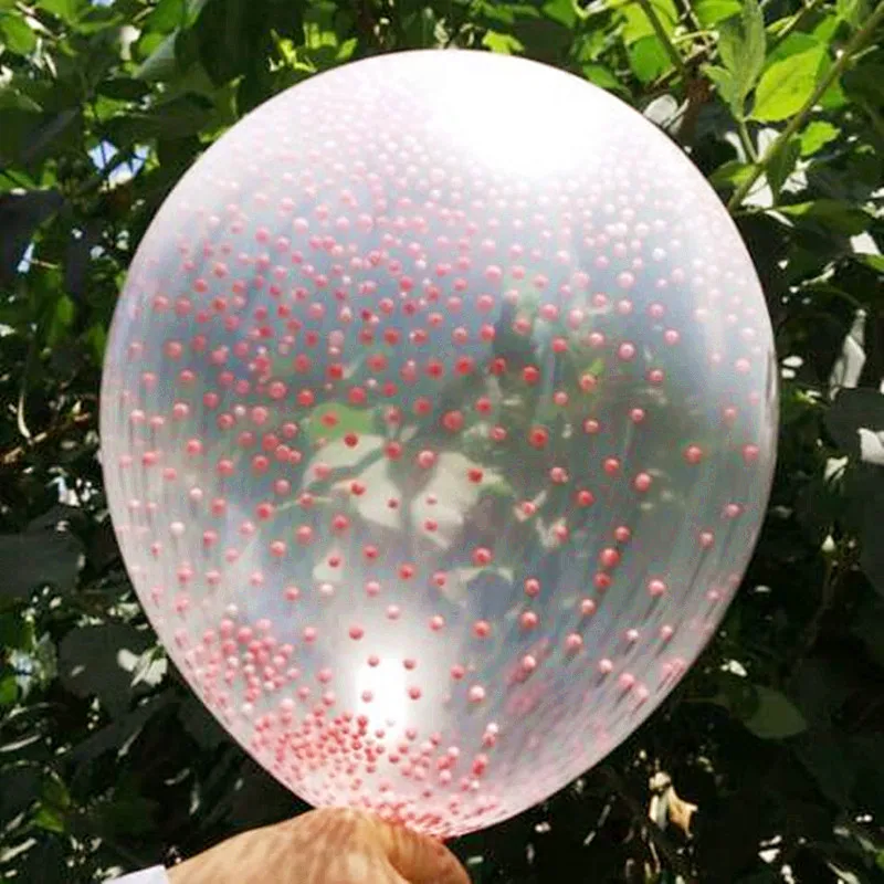 50 шт. 10 шт. 5 шт. 9 цветов надувной воздушный шар "Конфетти" Шар детский душ 12 дюймов латексный прозрачный шар на день рождения декоративный воздушный шар