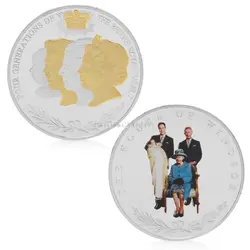 Коллекционная британская королевская семья четыре поколения набор памятных монет