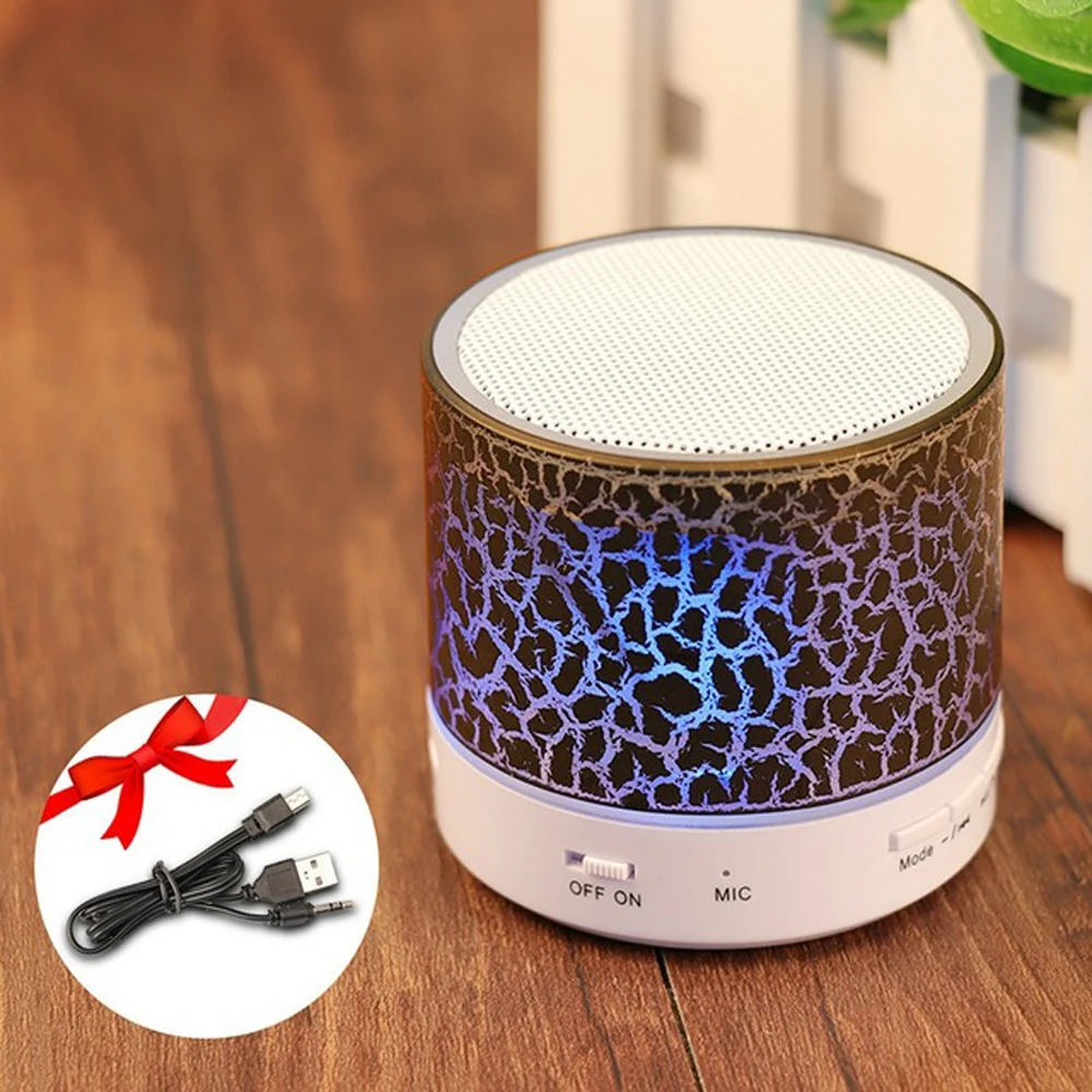 Portable Mini Bluetooth Speakers Wireless Hands Free LED Speaker With TF USB FM Sound Music A9 LED Bluetooth Speaker Mini Speakers Hands Free Portable Wireless Speaker With TF Card Mic USB Audio Music Player (1)