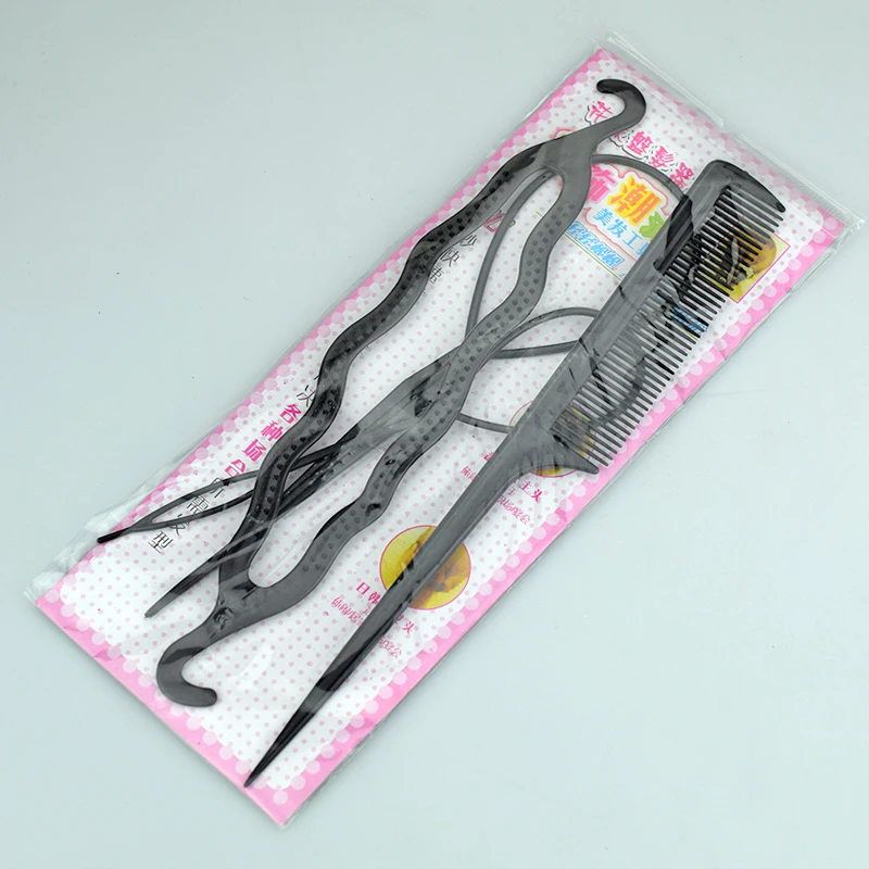 black hair accessories