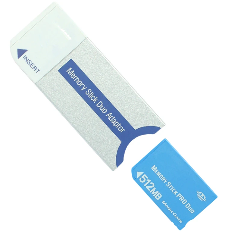 

Top Full real Capacity High Speed MS 512MB Memory Stick Pro Duo Memory Cards With Memory Stick Pro Duo Adapter