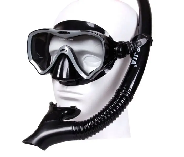 Professional dive mask and snorkel set for diving, mask to swim,mascara