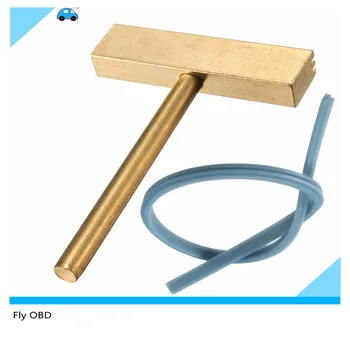 

Soldering Iron T-Tip Head 40w For Automotives Vehicles LCD Pixel Ribbon Cable Repair Tools With Rubber Strips Free Shipping