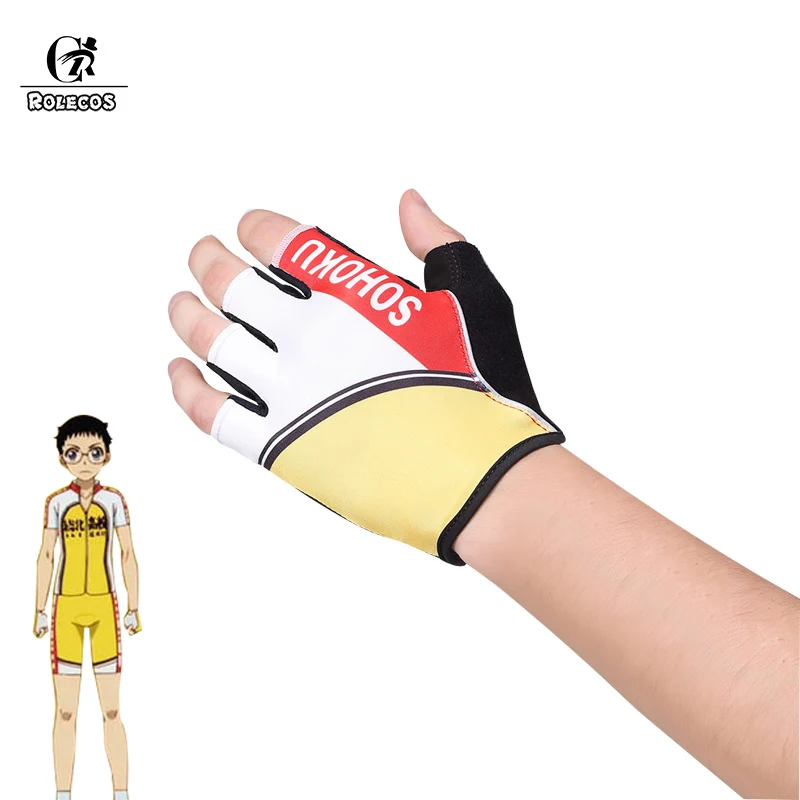 

ROLECOS Yowamushi Pedal Cosplay Gloves Yowamushi Pedal Anime Cosplay Accessories Sports Gloves Cycling Hiking Climbing Running