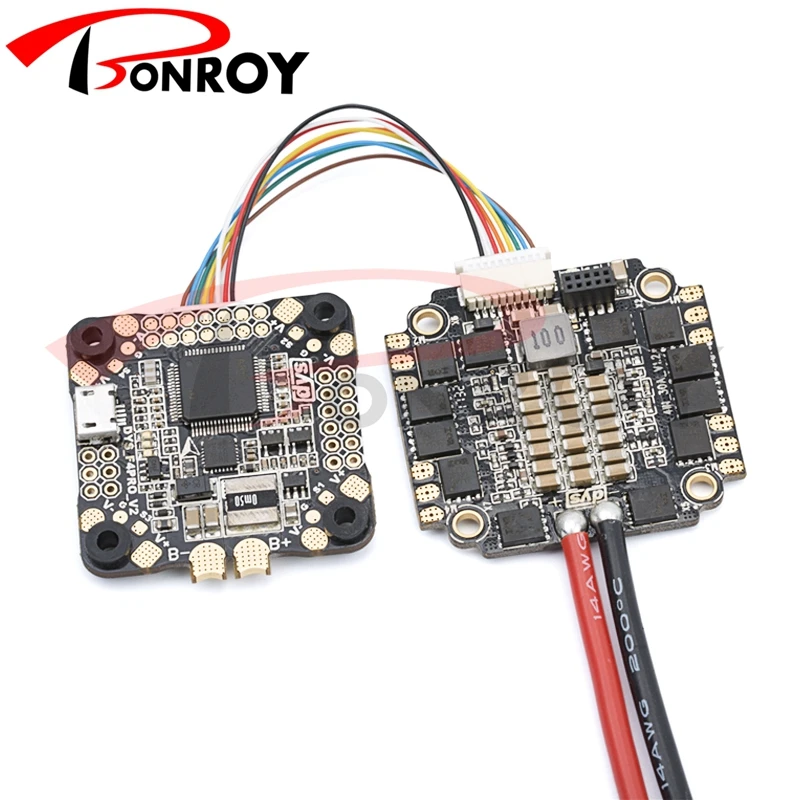 

DYS Newflight controller F4 PRO V2 with 5V 3A BEC, OMNIBUSF4 firmware, integrate OSD and current meter compatibale with all ESC