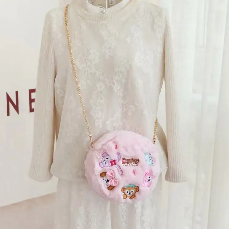 Симпатичные с рисунками из аниме розовый Даффи медведь Stellalou Rabbit плюшевый