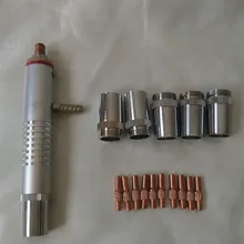 CO2 MIG Сварочные расходные материалы 200A катушка пистолет расходные материалы, запасные части, 1 шт. отводные трубки, 5 шт. сопла, 10 шт. 1,0 контактные наконечники