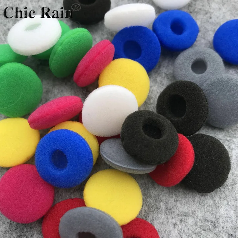 1000pcs ear pads for headphones Foam 18mm Sponge Bluetooth Earphones