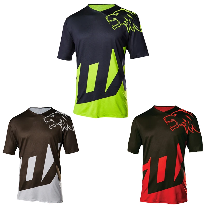 Мужская длинная трикотажная футболка Roupa Ciclismo одежда для езды на горном и