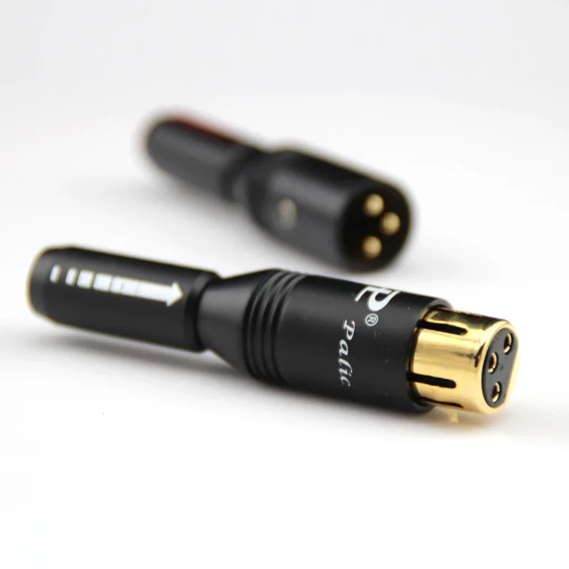 4 шт. позолоченный микрофон ATAUDIO 24 К Hi Fi разъем XLR высококачественный штекер для