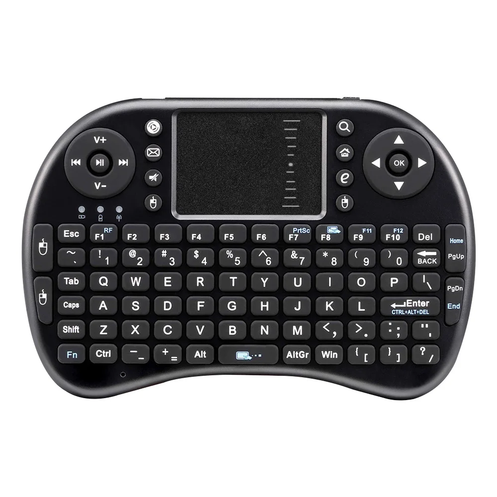 

mini gamer gaming keyboard i8 English of i8 + 2.4GHz Wireless Keyboard Air Mouse Touch Panel Handheld for Android TV Box Mini PC